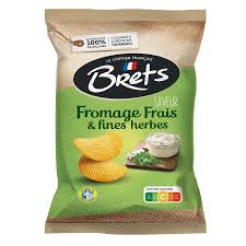 BRETS CHIPS FROMAGE FRAIS & FINES HERBES 125G